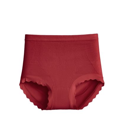 女士桑蠶絲無縫大碼高腰內褲