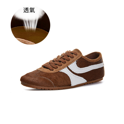 女士春秋平底多色阿甘鞋