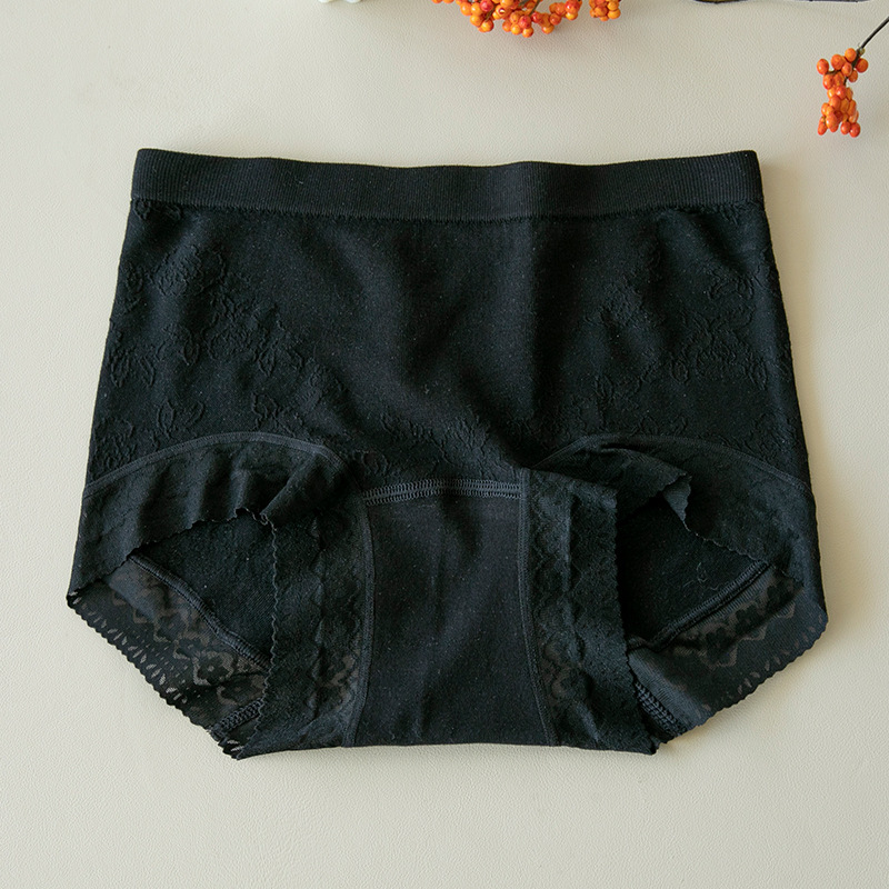 女士收腹塑形浮雕花卉無痕內褲