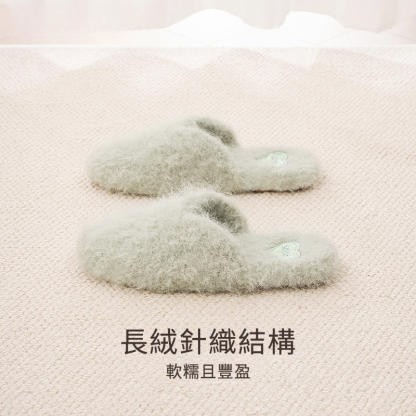 秋冬羊毛毛絨棉拖