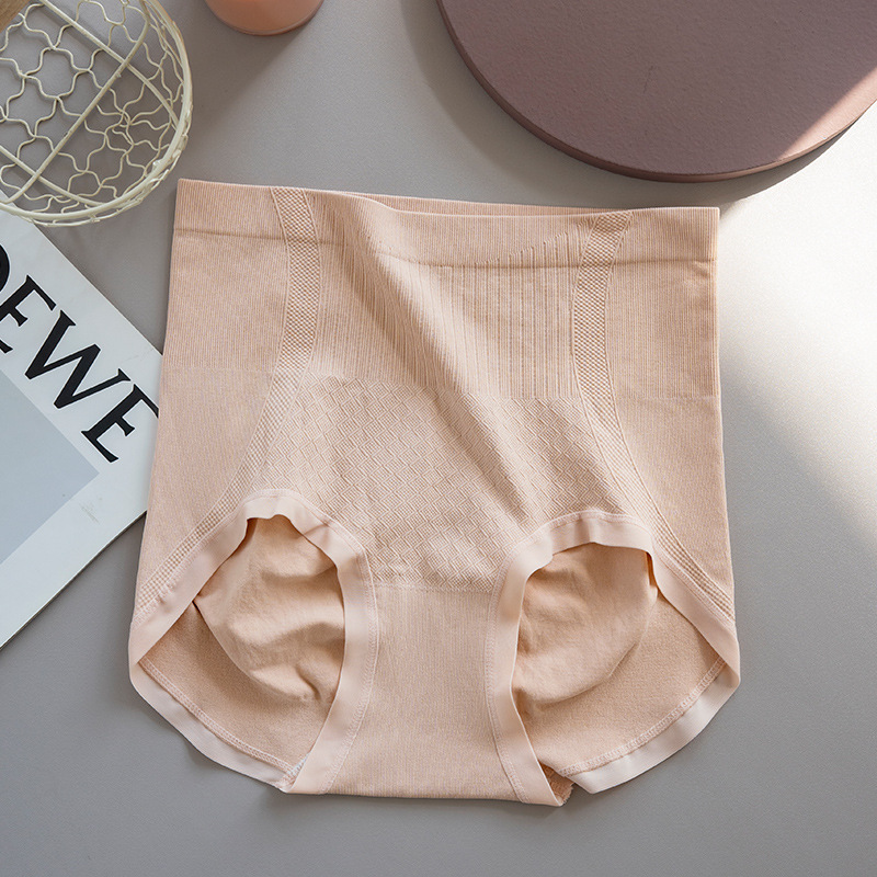女士桑蠶絲無縫大碼高腰內褲