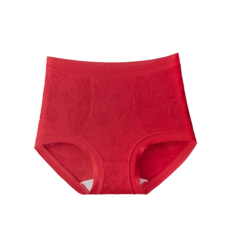 高腰大罵蠶絲提臀三角褲