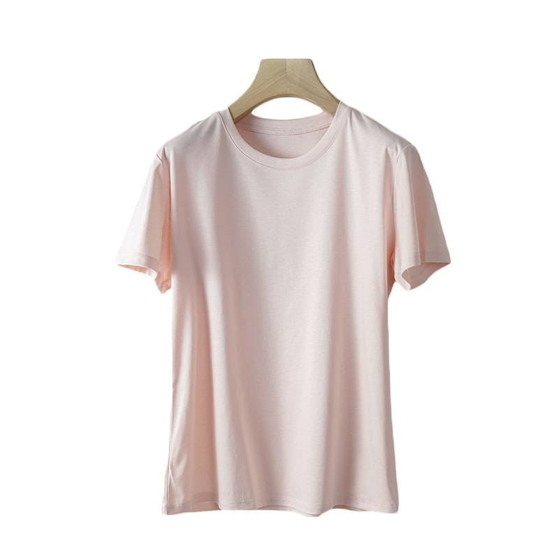 女春夏韓版絲光棉短袖T恤