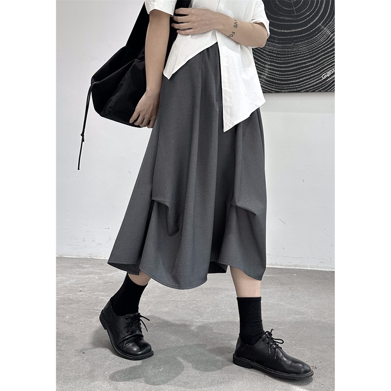 女士日雜風不規則半身裙