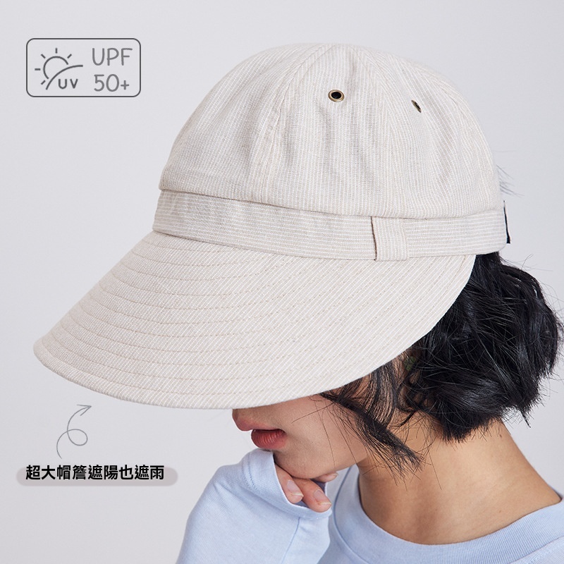 加大簷可扎馬尾棒球遮陽帽
