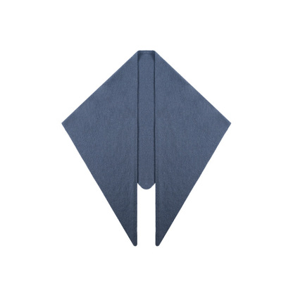 秋冬100%羊毛針織三角圍巾