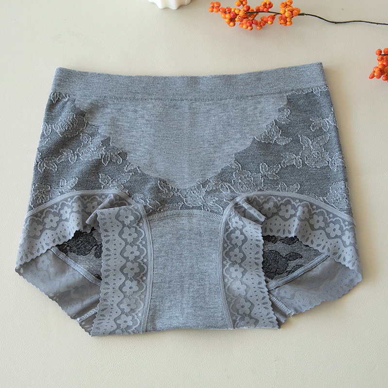 女士收腹塑形浮雕花卉無痕內褲