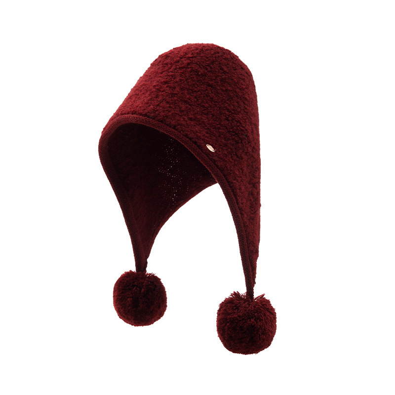 100%澳洲羊毛針織小紅帽