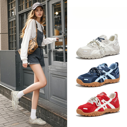 女士春秋內增高2.5cm阿甘鞋