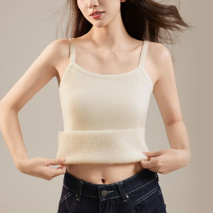 女士秋冬德絨吊帶背心