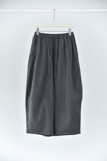 女夏撞色打棗洗水棉休閒褲