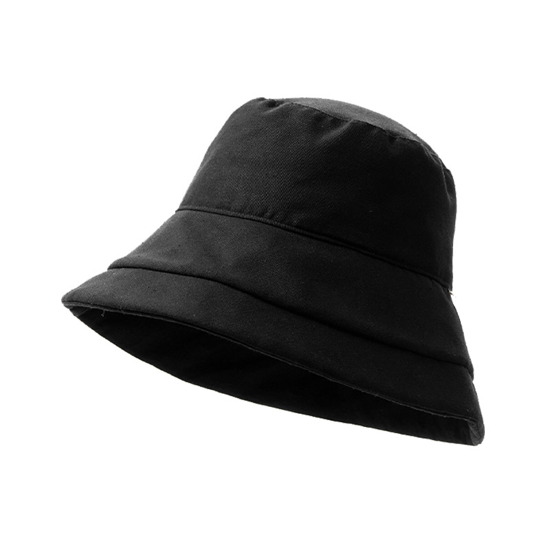 棉麻大檐防曬漁夫帽
