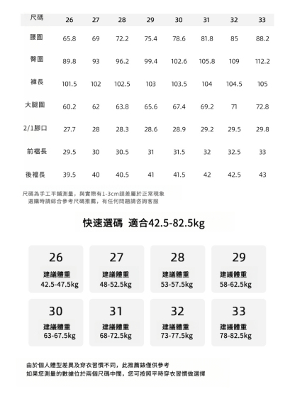 女士春秋高腰分割顯瘦牛仔褲