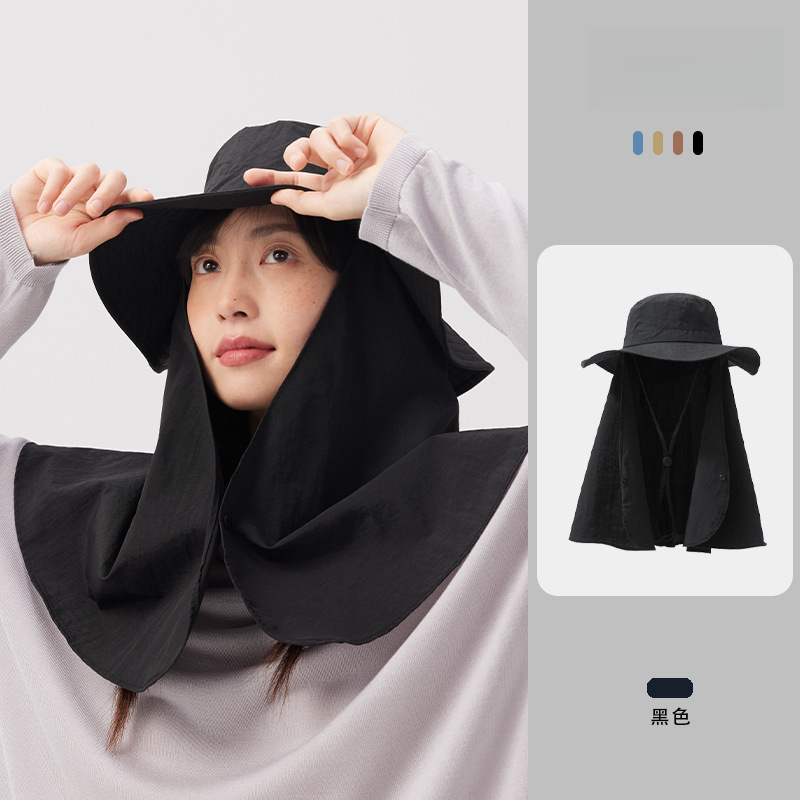 遮陽帽全方位防護漁夫帽