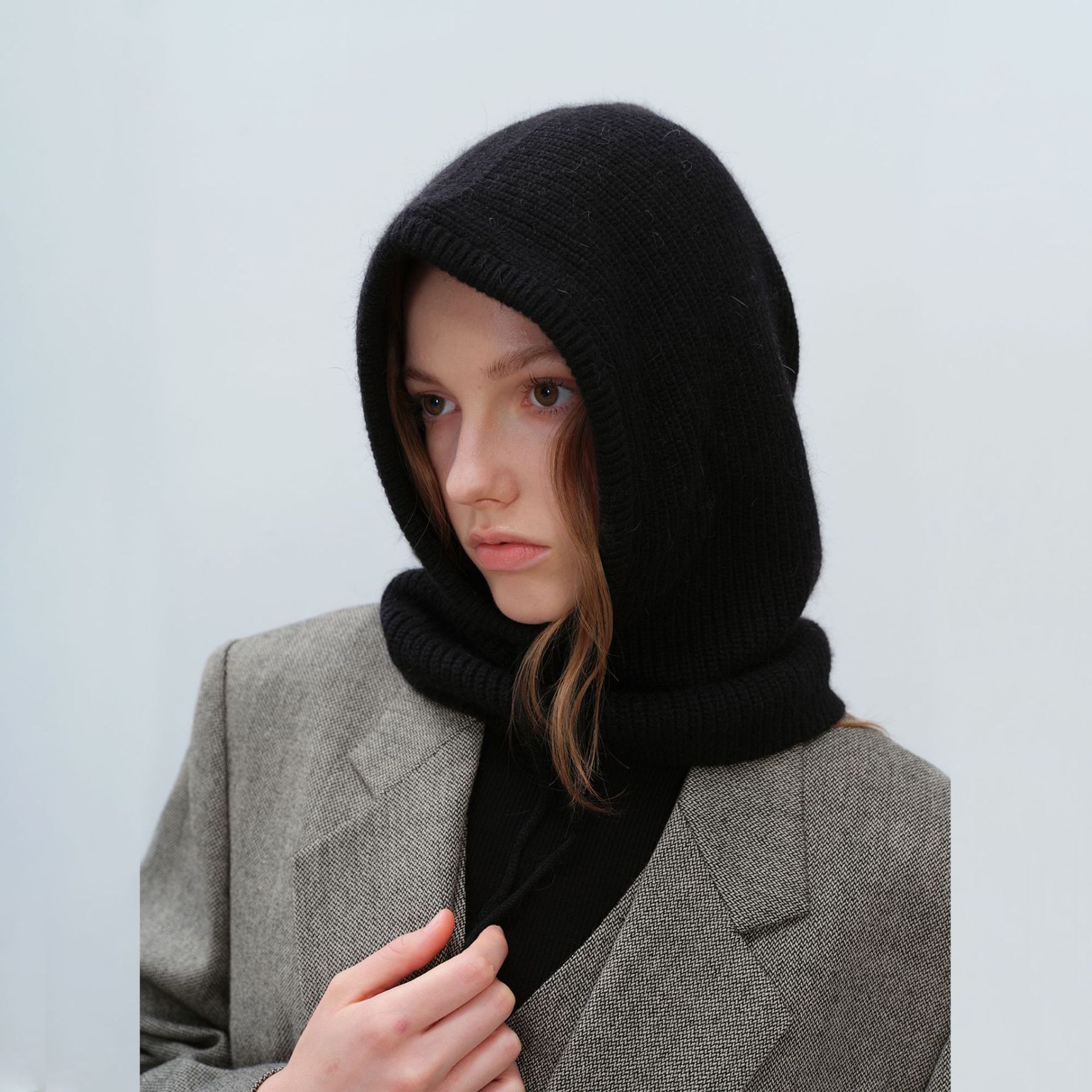 圍脖護頸一體法帽