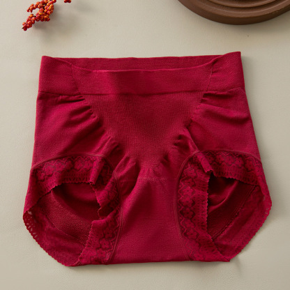 女士中高腰提臀輕塑形收腹內褲