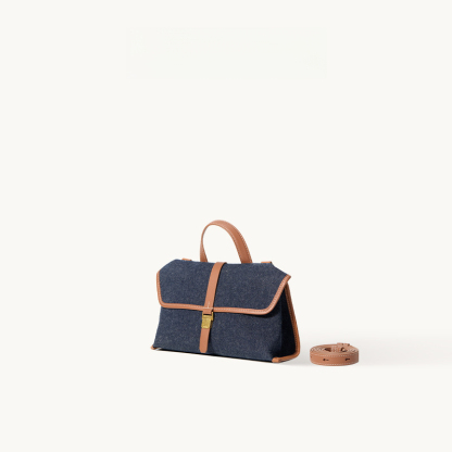 隨遊迷你單肩斜挎郵差鎖扣包