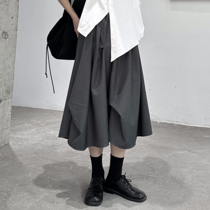 女士日雜風不規則半身裙