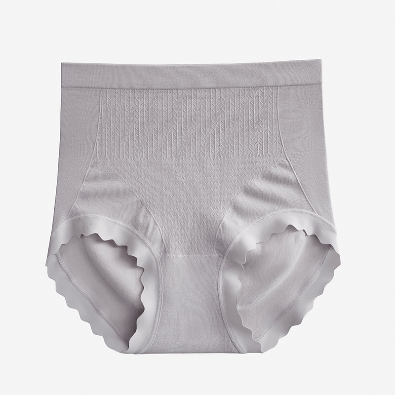 女士桑蠶絲無縫大碼高腰內褲
