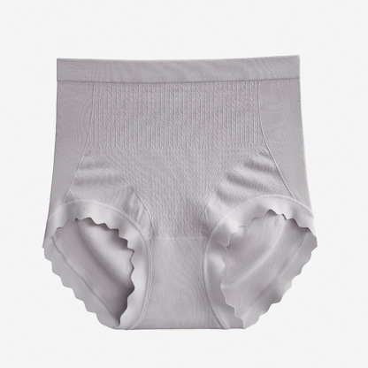 女士桑蠶絲無縫大碼高腰內褲