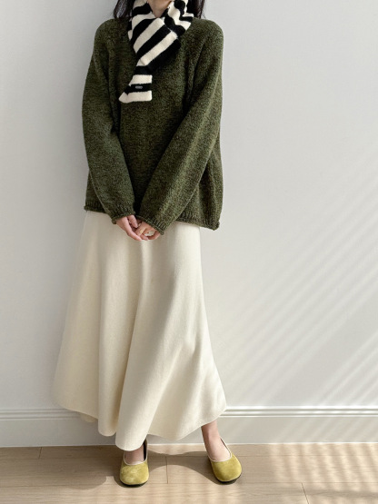 女士冬季外穿針織毛衣