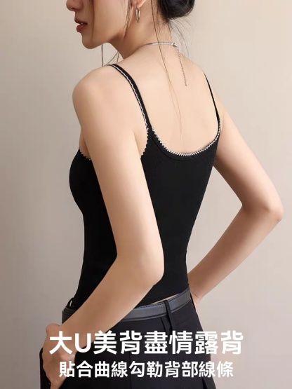 女蕾絲吊帶一體式美背