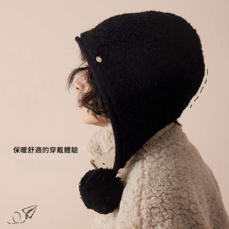 100%澳洲羊毛針織小紅帽