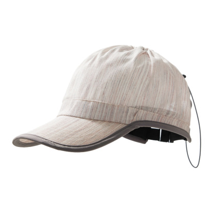 亞麻空頂棒球帽