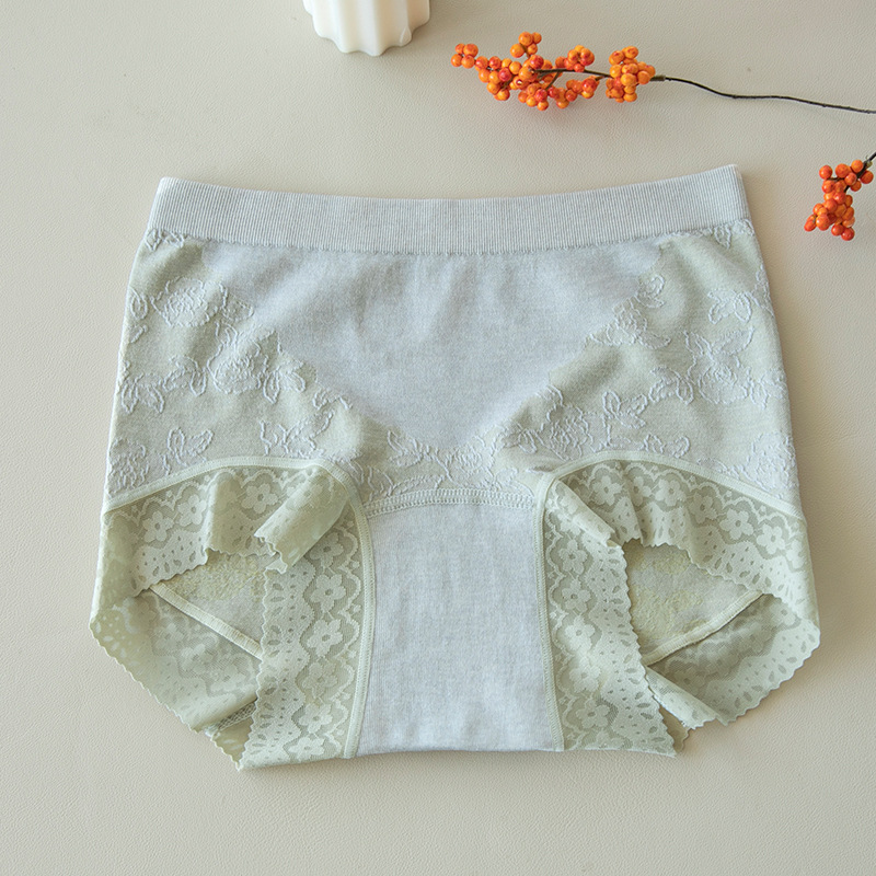 女士收腹塑形浮雕花卉無痕內褲