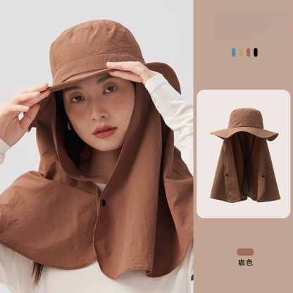 遮陽帽全方位防護漁夫帽