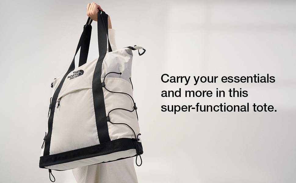 Carry your essentials and more in this super functional tote bag.