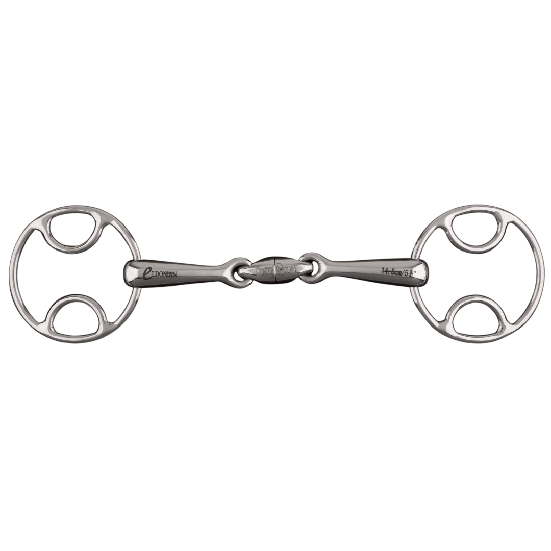 Loop Ring Revolver Centre Snaffle Bit