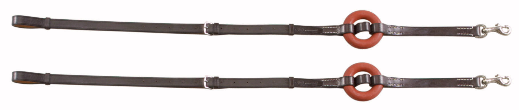 Falcon Leather Side Reins with Elastic Insert