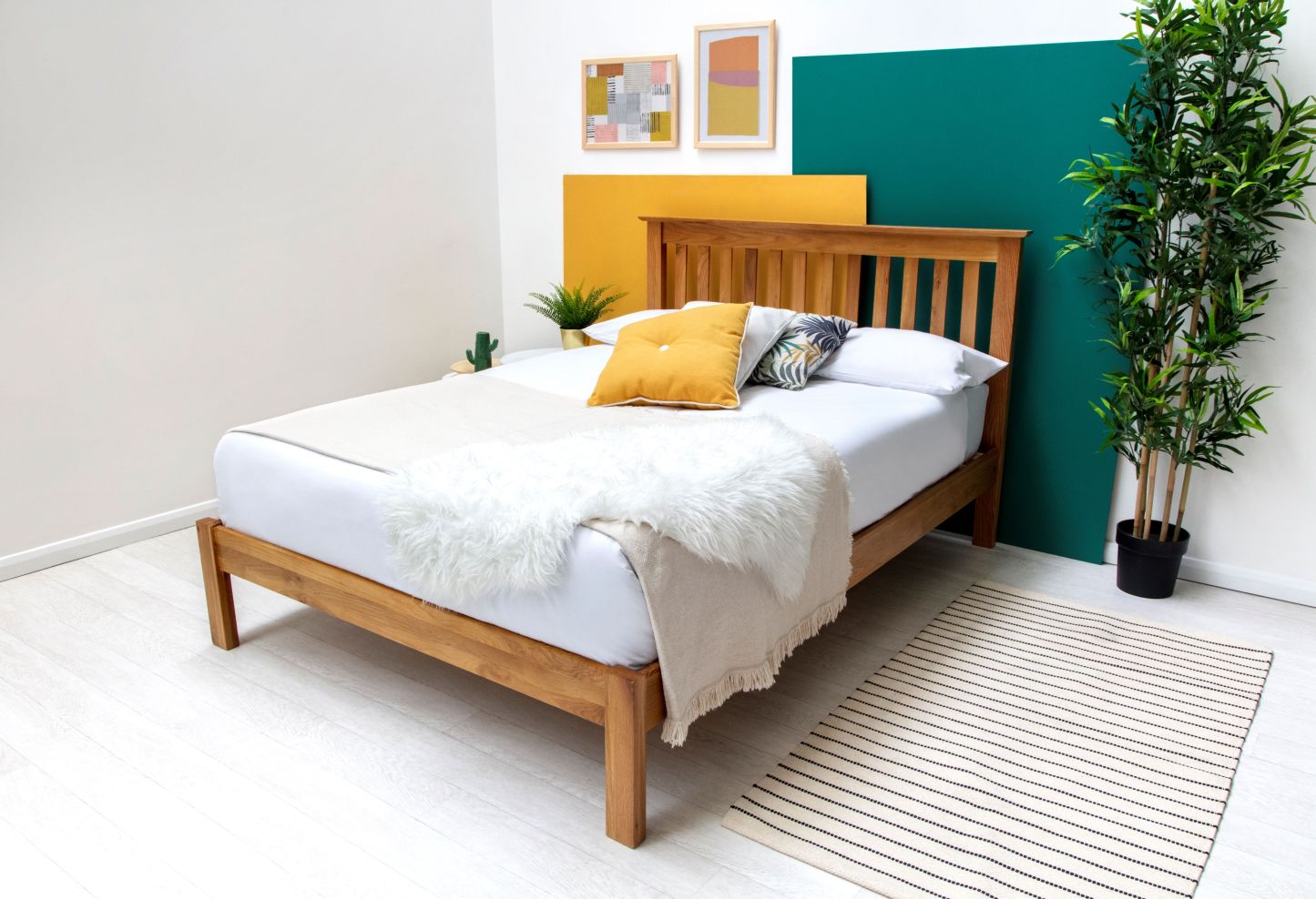 Alderley Solid Oak Wooden Bed