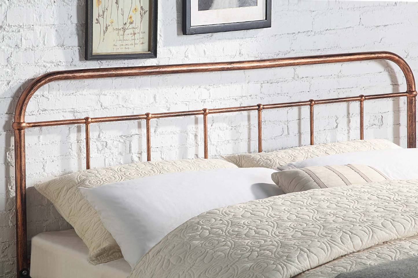 Bourton Copper Metal Bed Frame