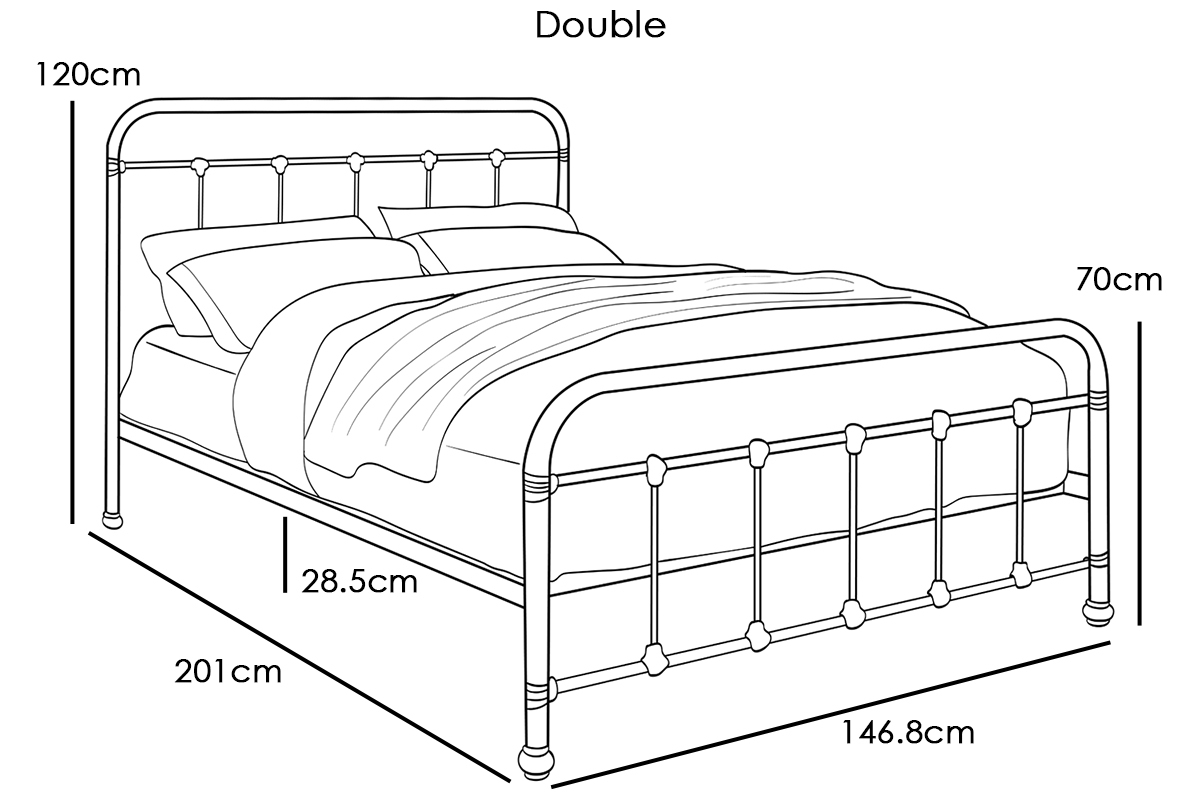 Burford Victorian Metal Bed