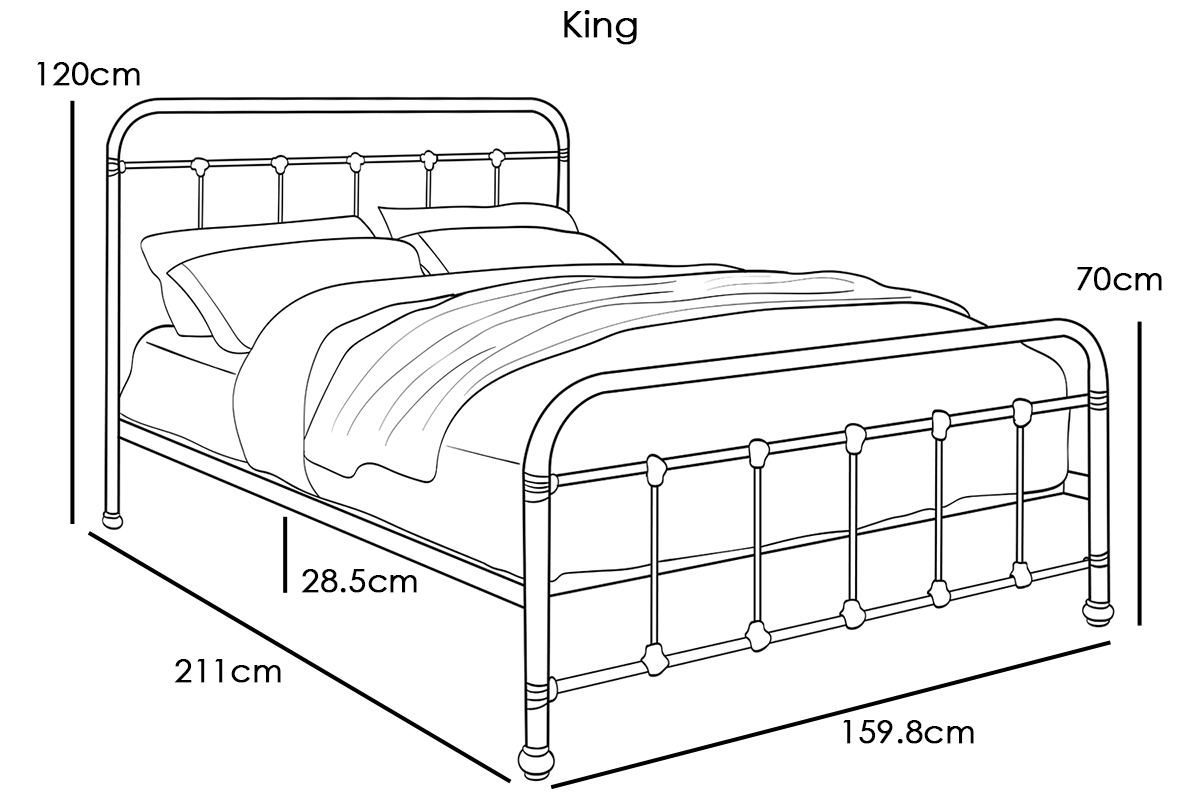 Burford Victorian Metal Bed