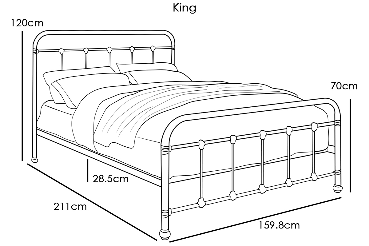 Burford Copper Victorian Metal Bed