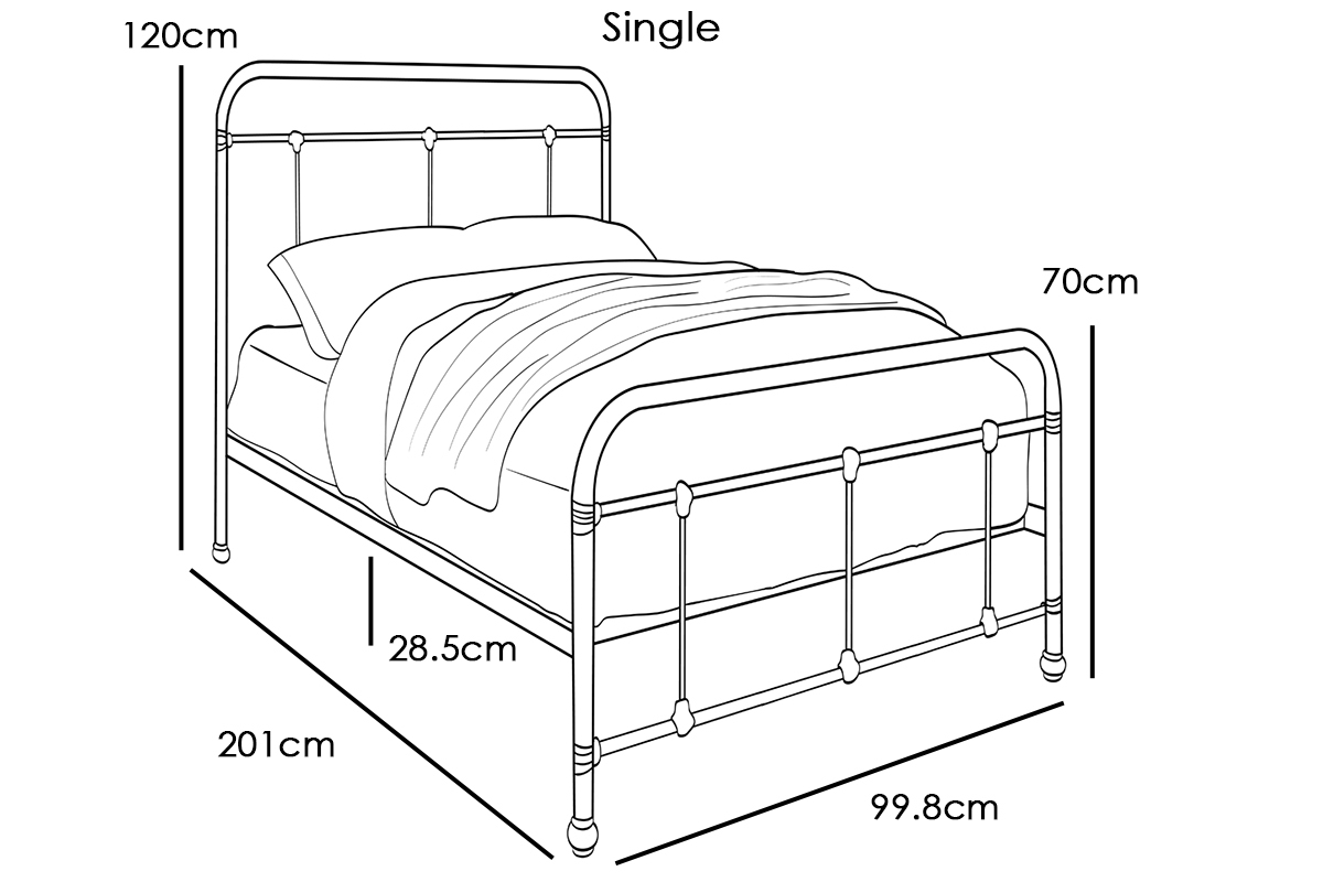 Burford Victorian Metal Bed