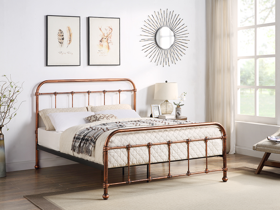 Burford Copper Victorian Metal Bed