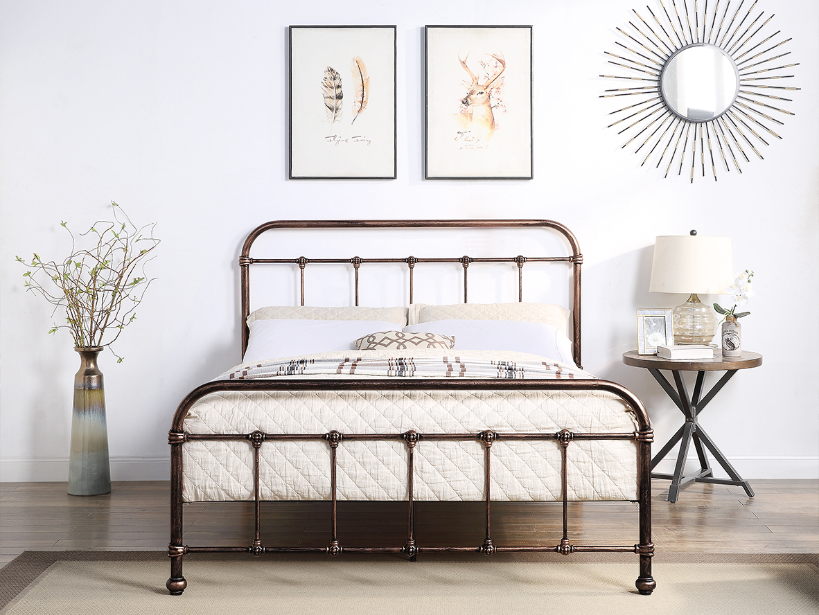 Burford Copper Victorian Metal Bed