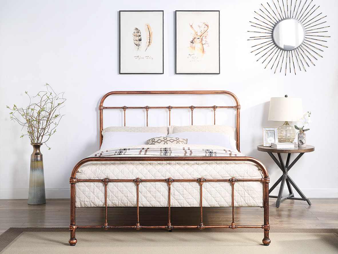 Burford Copper Victorian Metal Bed