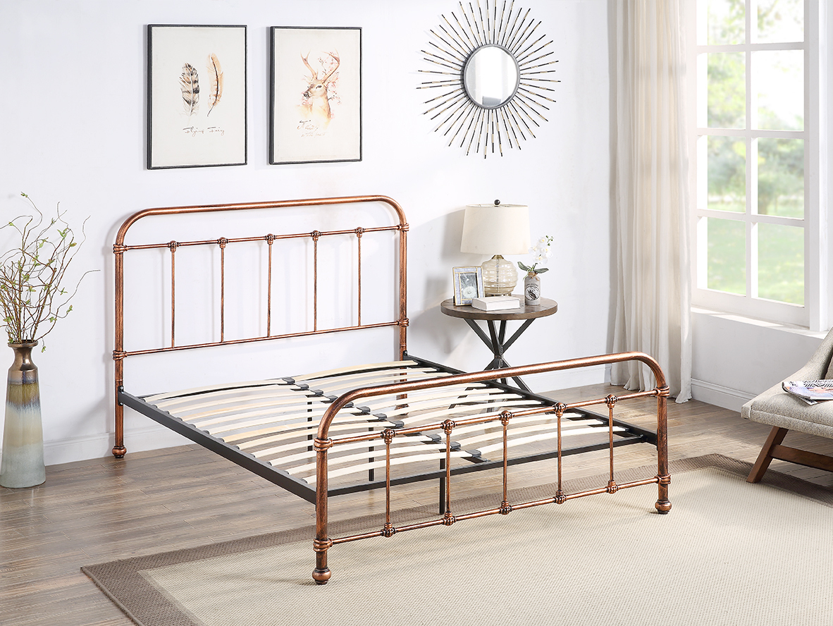 Burford Copper Victorian Metal Bed