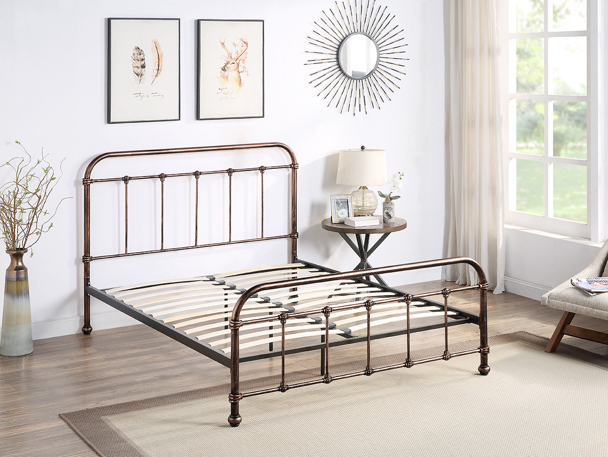 Burford Copper Victorian Metal Bed