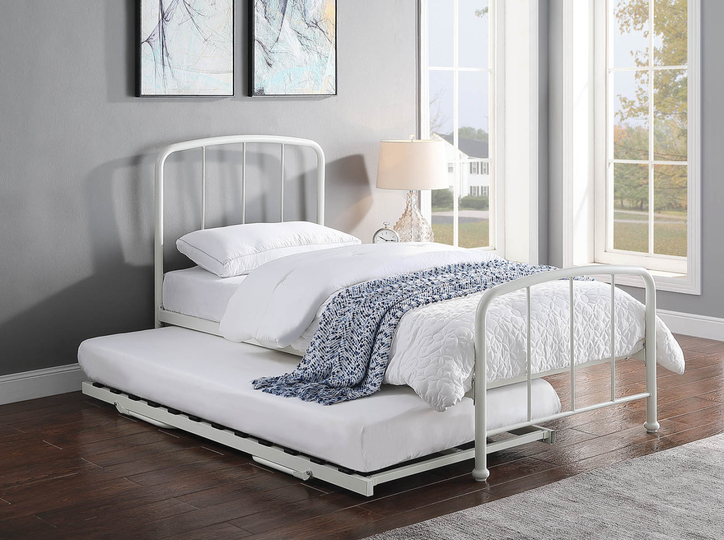 Belmont Industrial Metal Guest Bed