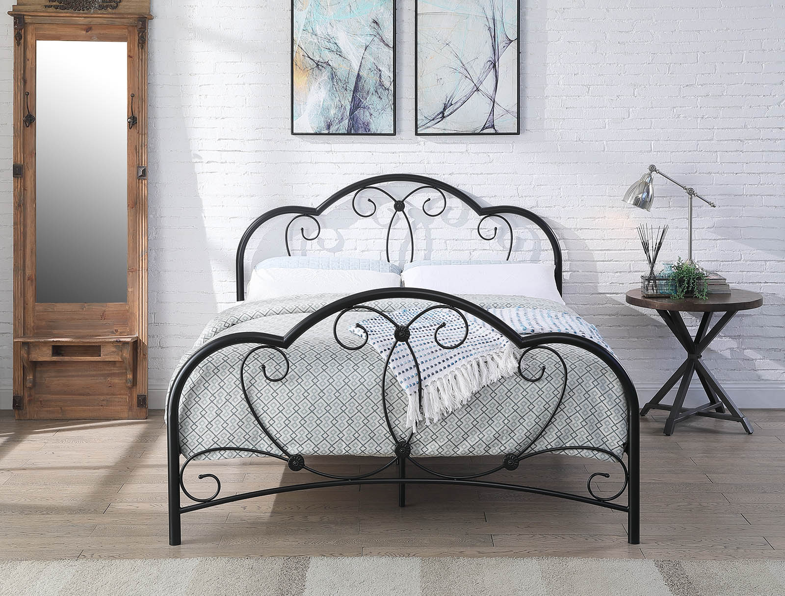 Image of Whitby Vintage Metal Bed