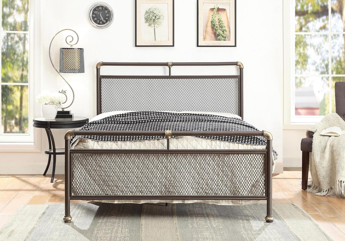 Cambridge Industrial Metal Bed