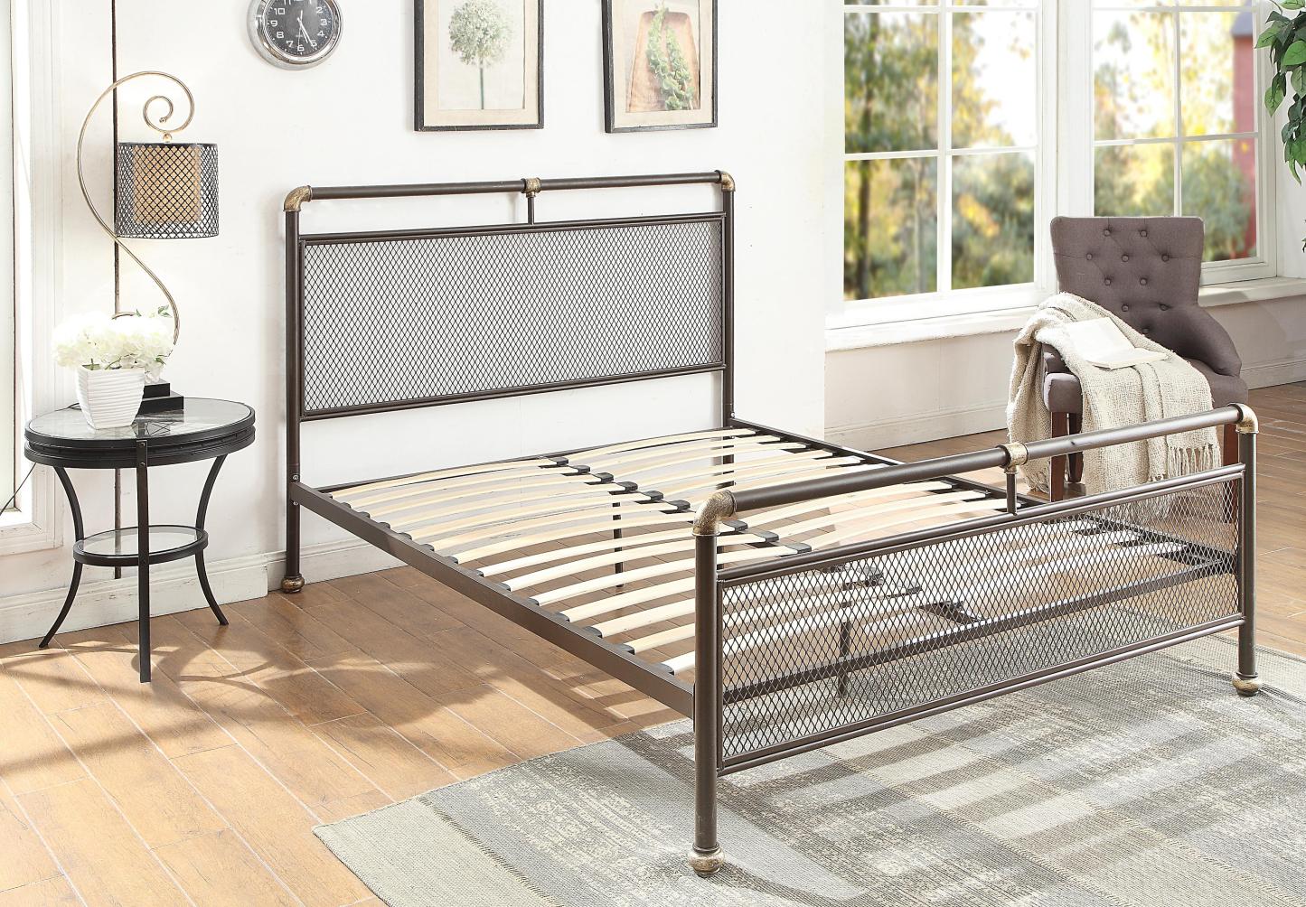 Cambridge Industrial Metal Bed