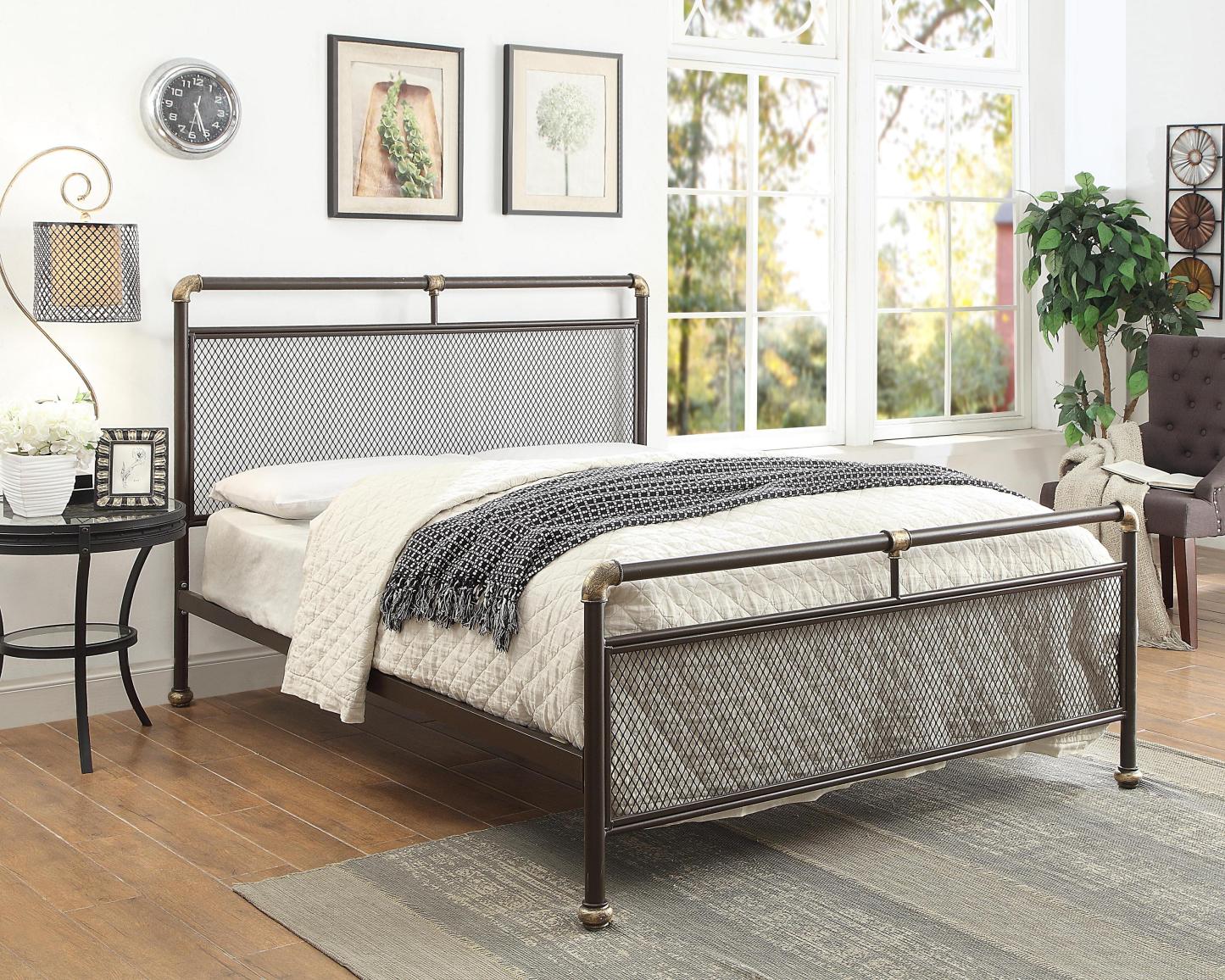 Cambridge Industrial Metal Bed