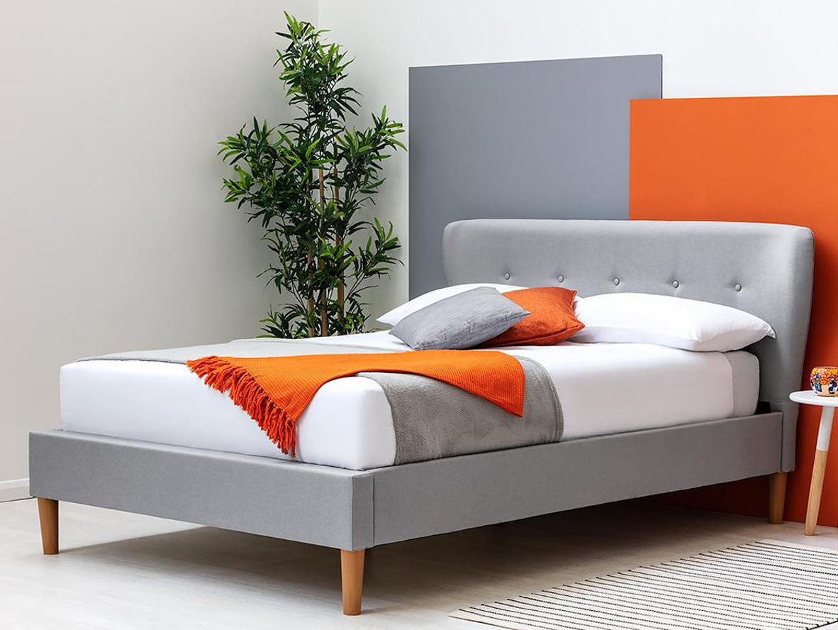 Chatwell Grey Fabric Bed
